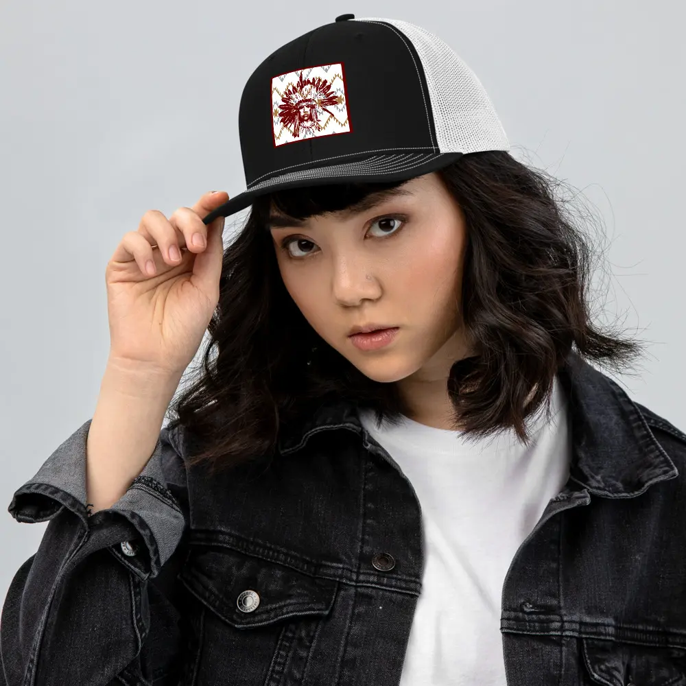 Gorra Snapback Trucker - Indio Americano
