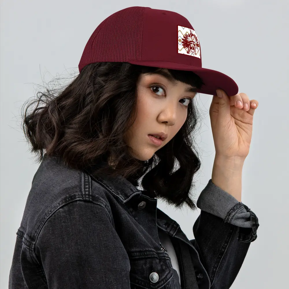 Gorra Snapback Trucker - Indio Americano - Imagen 2