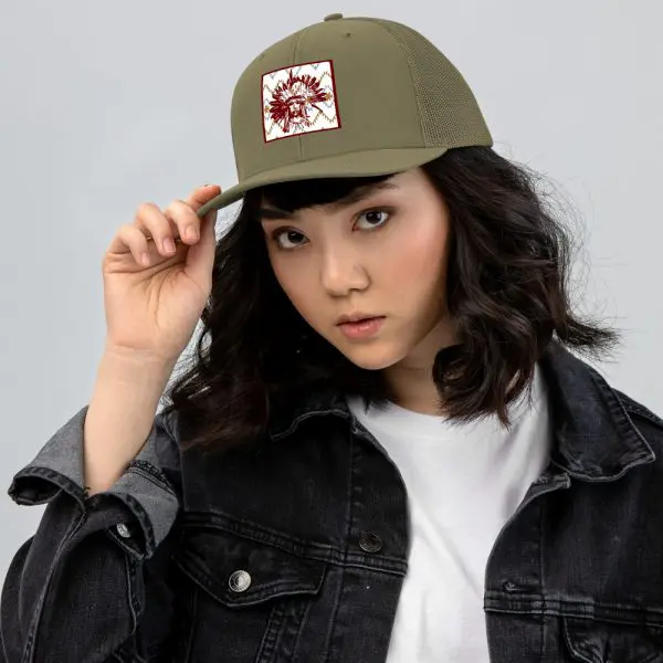 Gorra Snapback Trucker - Indio Americano - Imagen 3