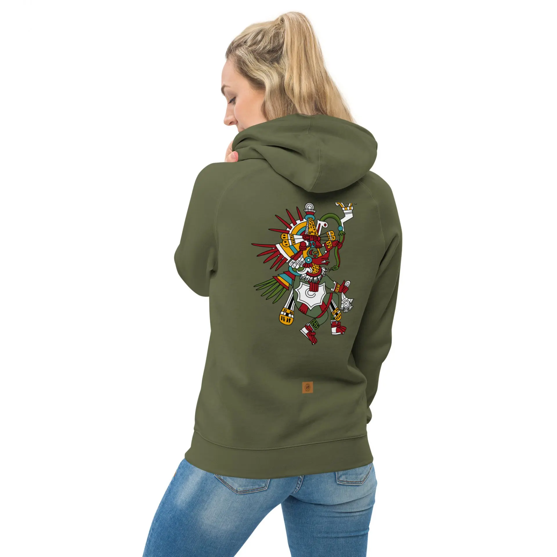 Polerón con capucha bolsillo canguro unisex - Azteca - Imagen 10