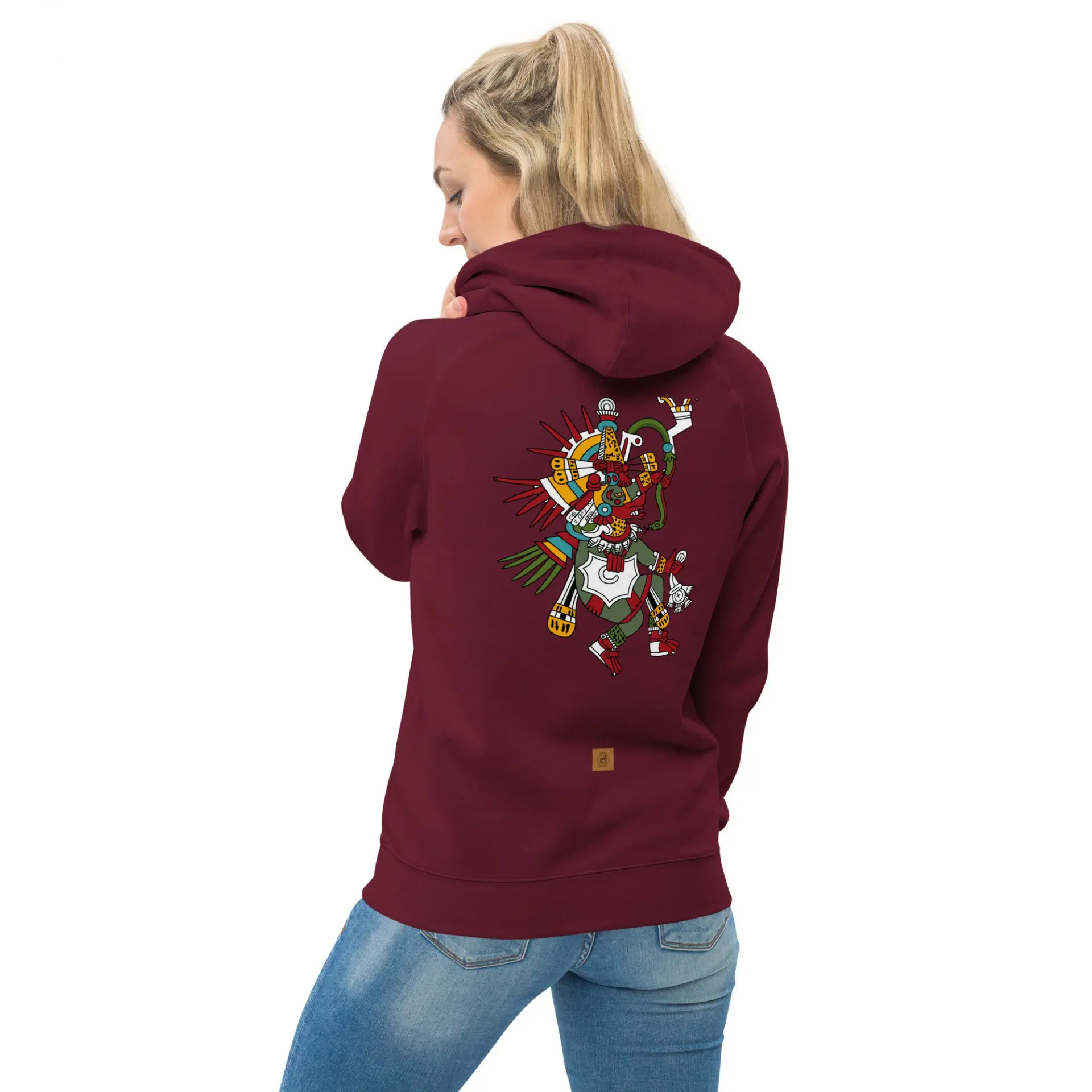 Polerón con capucha bolsillo canguro unisex - Azteca - Imagen 8