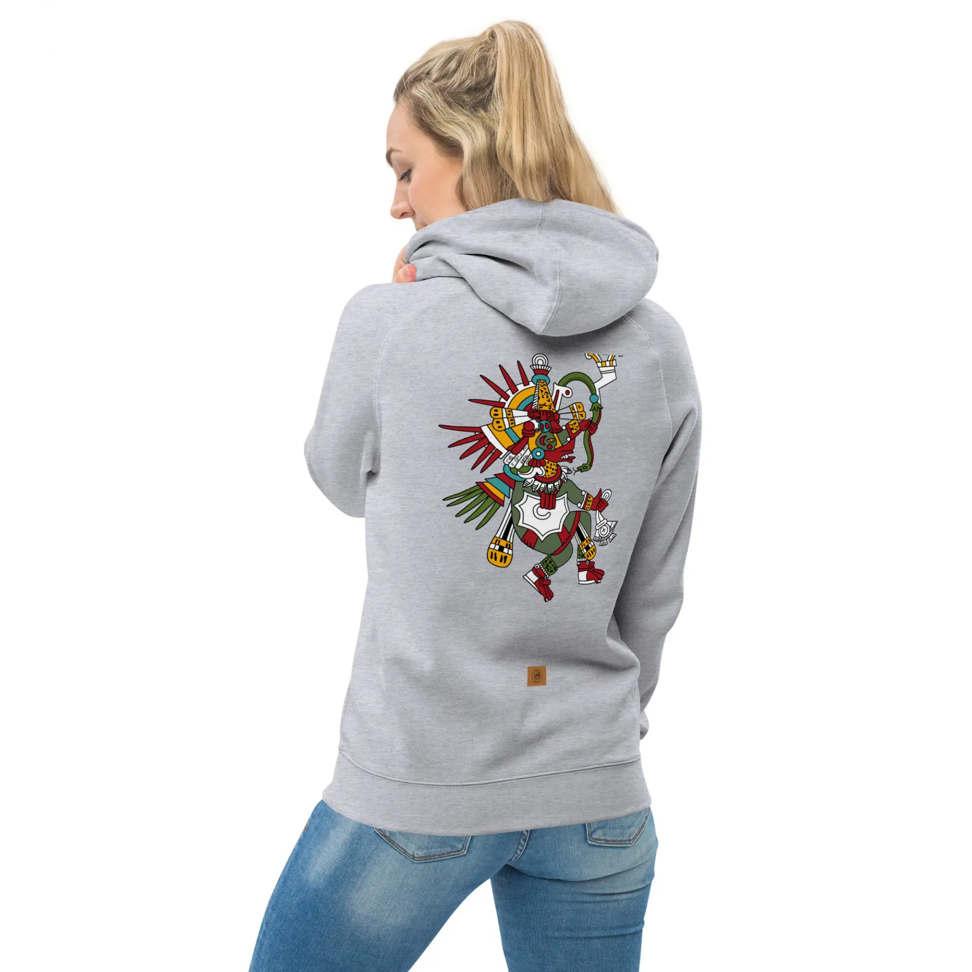 Polerón con capucha bolsillo canguro unisex - Azteca - Imagen 14