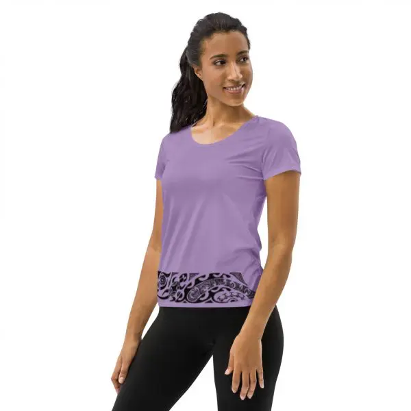 Camiseta deportiva mujer all over - Maorí - Imagen 3